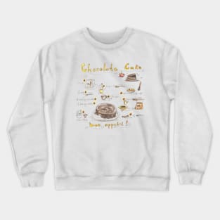 recipe of chocolate cake Crewneck Sweatshirt